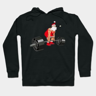 Gym Christmas Gift Santa Claus Training Hoodie